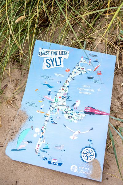 Sylt Fräulein - Sylt Karte